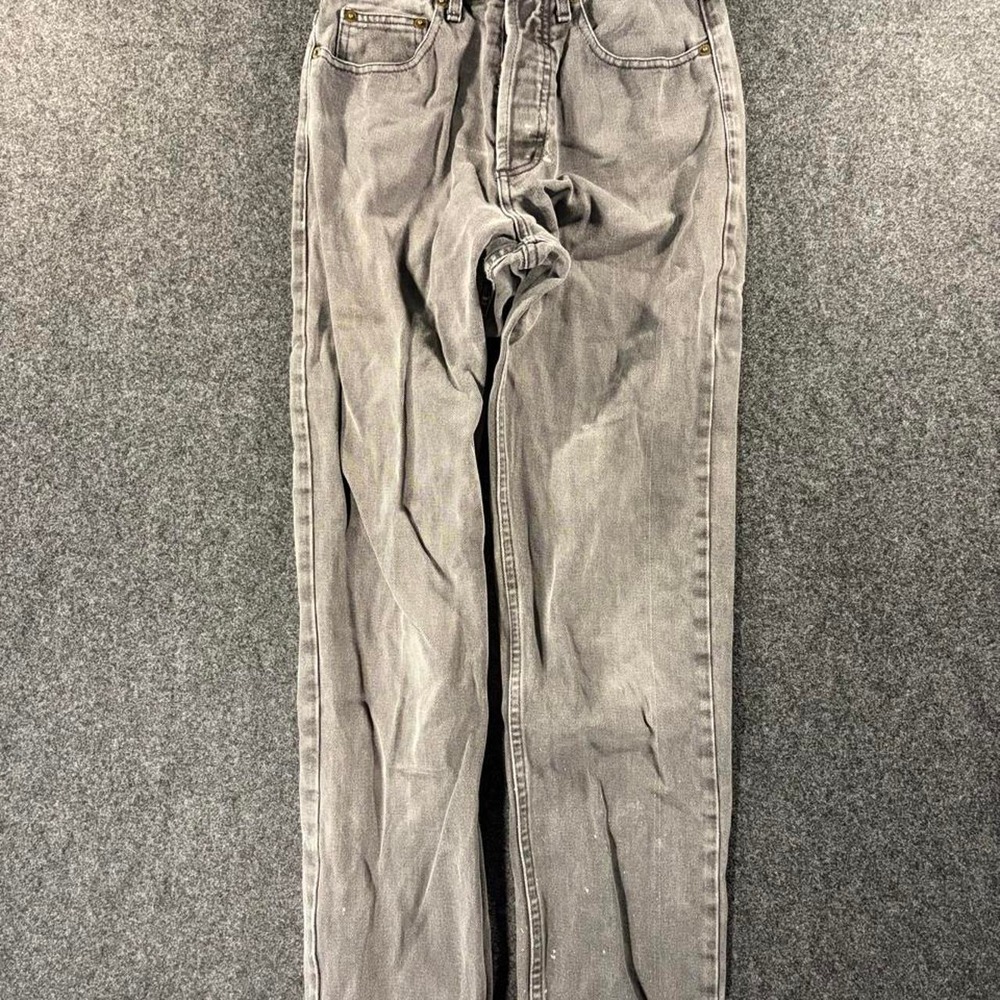 Vintage 90s Guess Jeans USA Gray Denim Pants Made in USA Size 26 Y2K 4ST-040